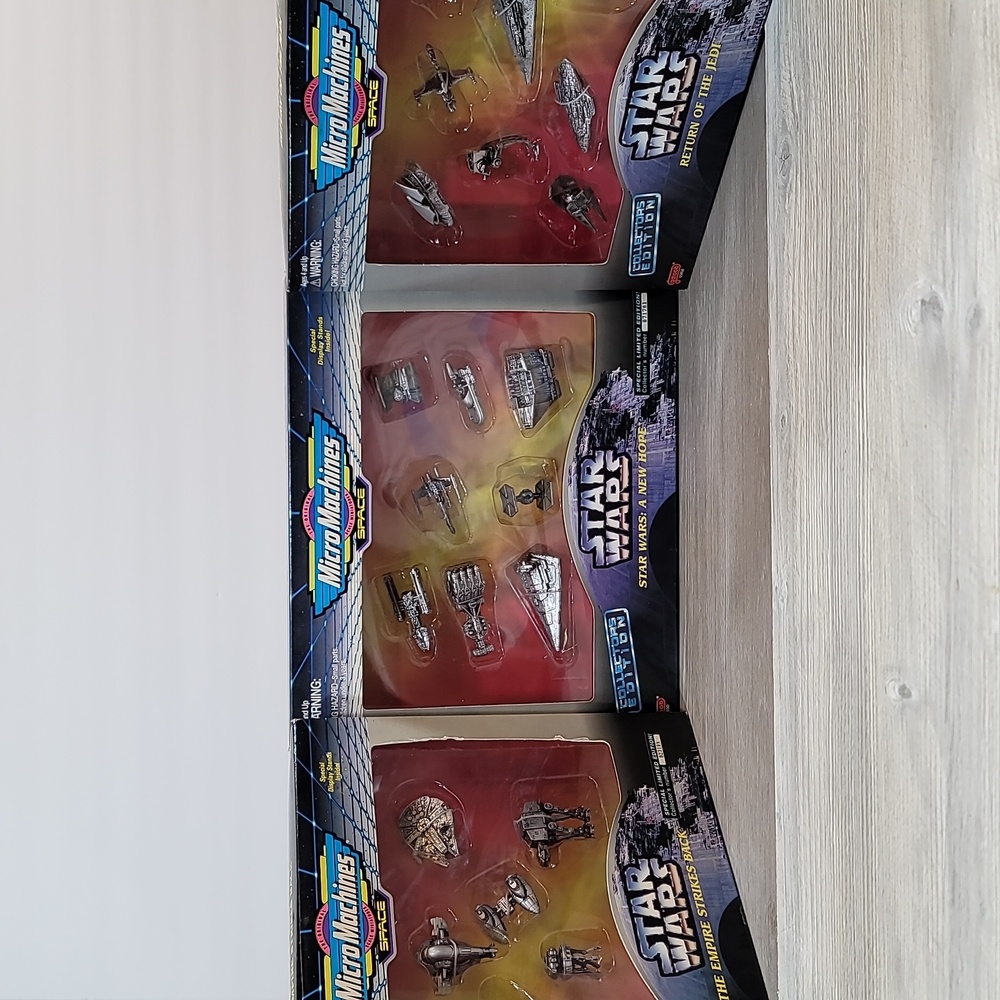 NWT, Micro Machines Star Wars collector edition.